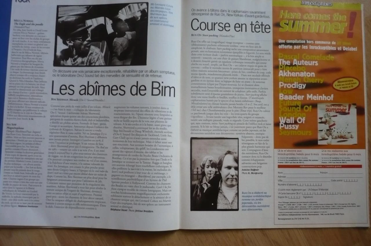 LES INROCKUPTIBLES N° 63  - juni  1996 -   Op de omslag: Het einde van de marionetten – photo 11